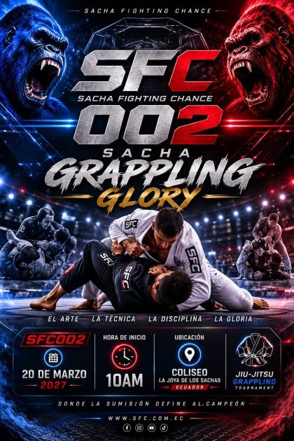 SFC002 ( SACHA GRAPPLING GLORY ) 20 DE MARZO 2027