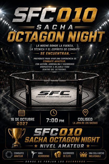 SFC010 ( SACHA OCTAGON NIGHT ) 16 DE OCTUBRE 2027